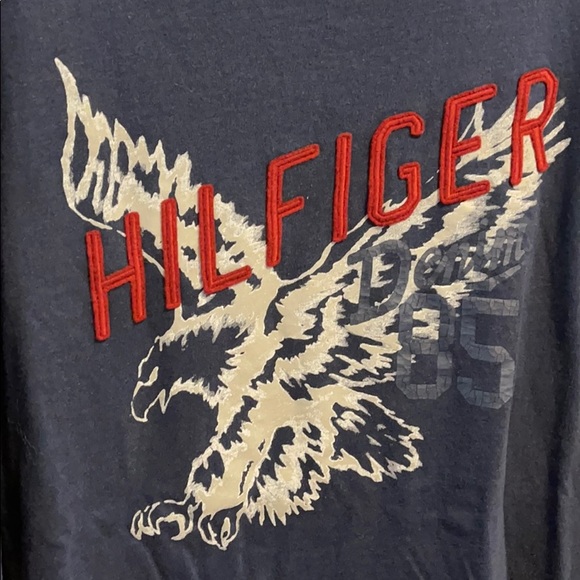 Tommy Hilfiger Eagle Blue Tshirt XXL - Picture 2 of 8